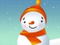 用Photoshop制作一个可爱的卡通雪人 