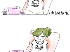 哩哩漫画第13期:哩哩与陈透透的看风景?