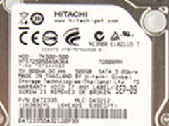 迟到的7200转 日立7K500笔记本硬盘到达