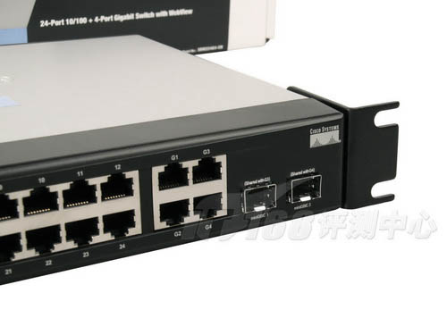 Linksys SRW224G4 24端口10/100 + 4端口Gigabit交换机千兆网口和SFP扩展槽