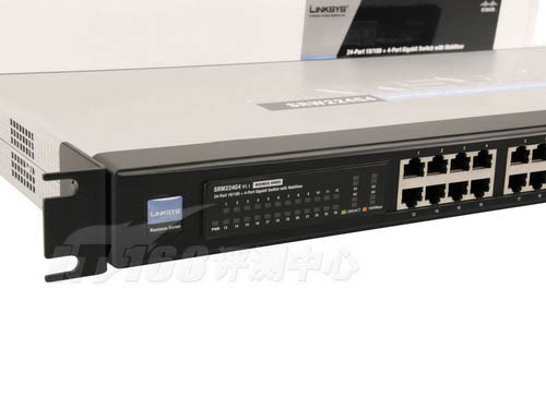 Linksys SRW224G4 24端口10/100 + 4端口Gigabit交换机指示灯