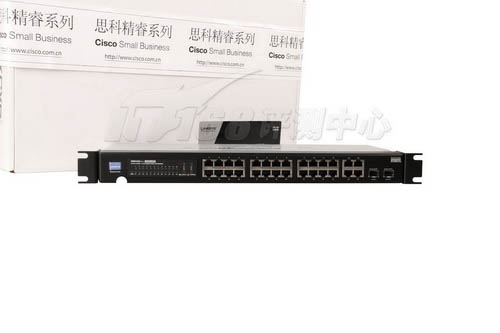 Linksys SRW224G4 24端口10/100 + 4端口Gigabit交换机端口