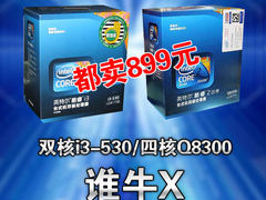 都卖899元 双核i3-530/四核Q8300谁更牛