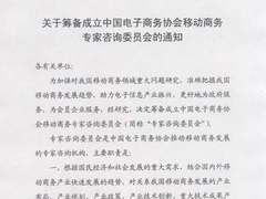 移动商务专家咨询委员会筹备批文