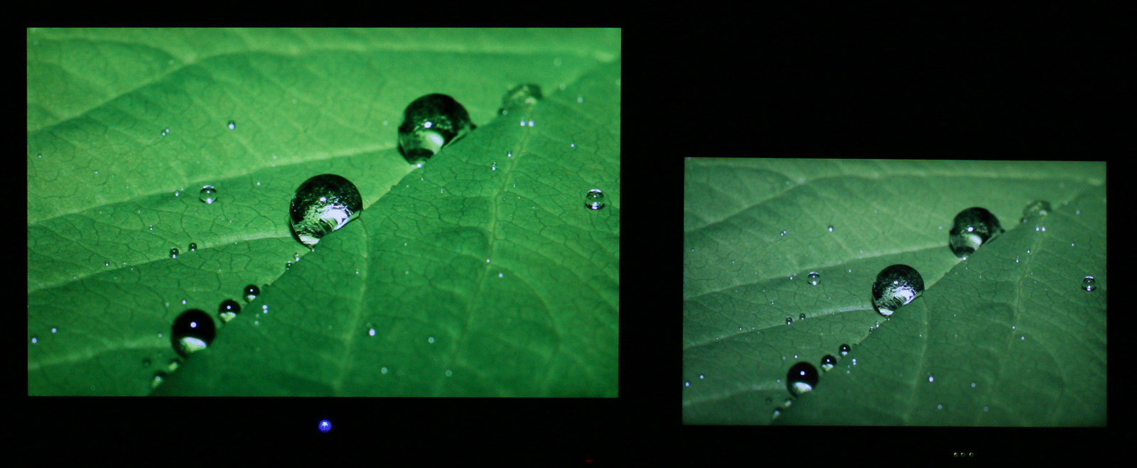 笔记本屏与lcd显示器 静态图片实拍对比