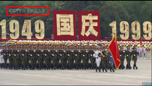 1999年国庆50周年大阅兵,央视首次采用高清转播