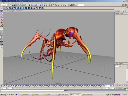 maya2009图形性能测试