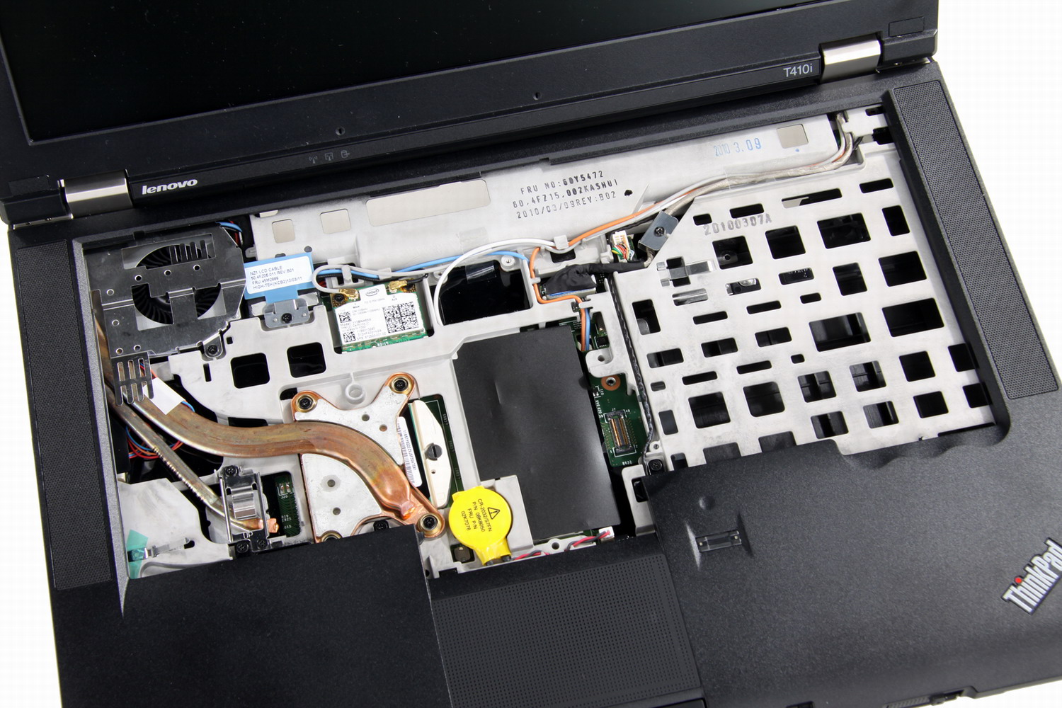 thinkpadl14拆机图,thinkpadt14拆机图解 真没偷工减料 thinkpad t410i拆解(转载)(小黑拆解记之第一弹)
